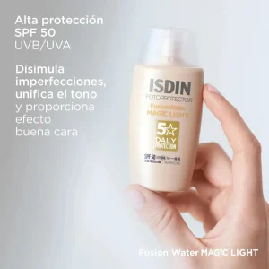 Fotoprotector Isdin Fusion Water Magic Light SPF 50