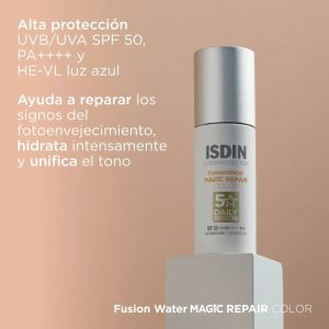 Fotoprotector Isdin Fusion Water Magic Repair Color SPF 50