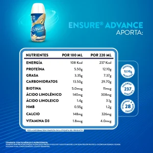 Ensure Advance Líquido Vainilla x 6 und
