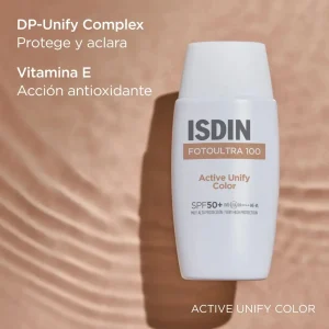 Protector Solar Facial Isdin Fotoultra 100 Active Unify Color SPF 50+