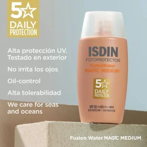 Fotoprotector Isdin Fusion Water Magic Medium SPF 50