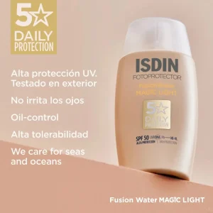 Fotoprotector Isdin Fusion Water Magic Light SPF 50