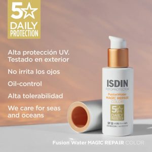 Fotoprotector Isdin Fusion Water Magic Repair Color SPF 50