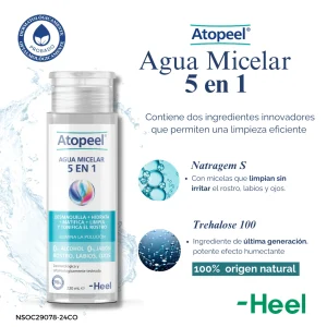 Agua Micelar Atopeel 5 en 1