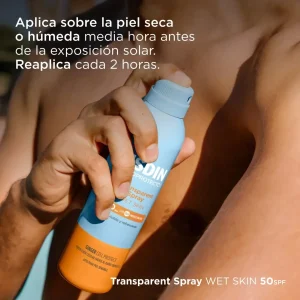 Fotoprotector Isdin Transparent Spray Wet Skin SPF 50