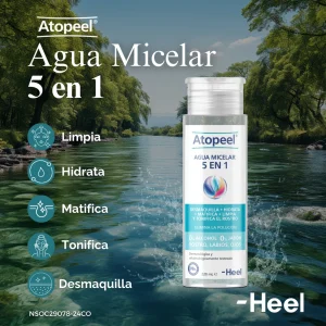 Agua Micelar Atopeel 5 en 1
