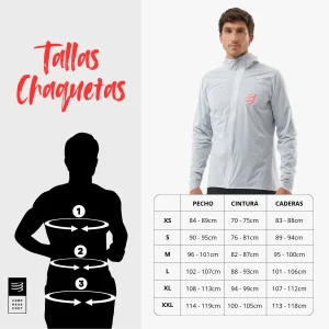 Chaqueta Compressport Hurricane Waterproof 25/75 Jacket