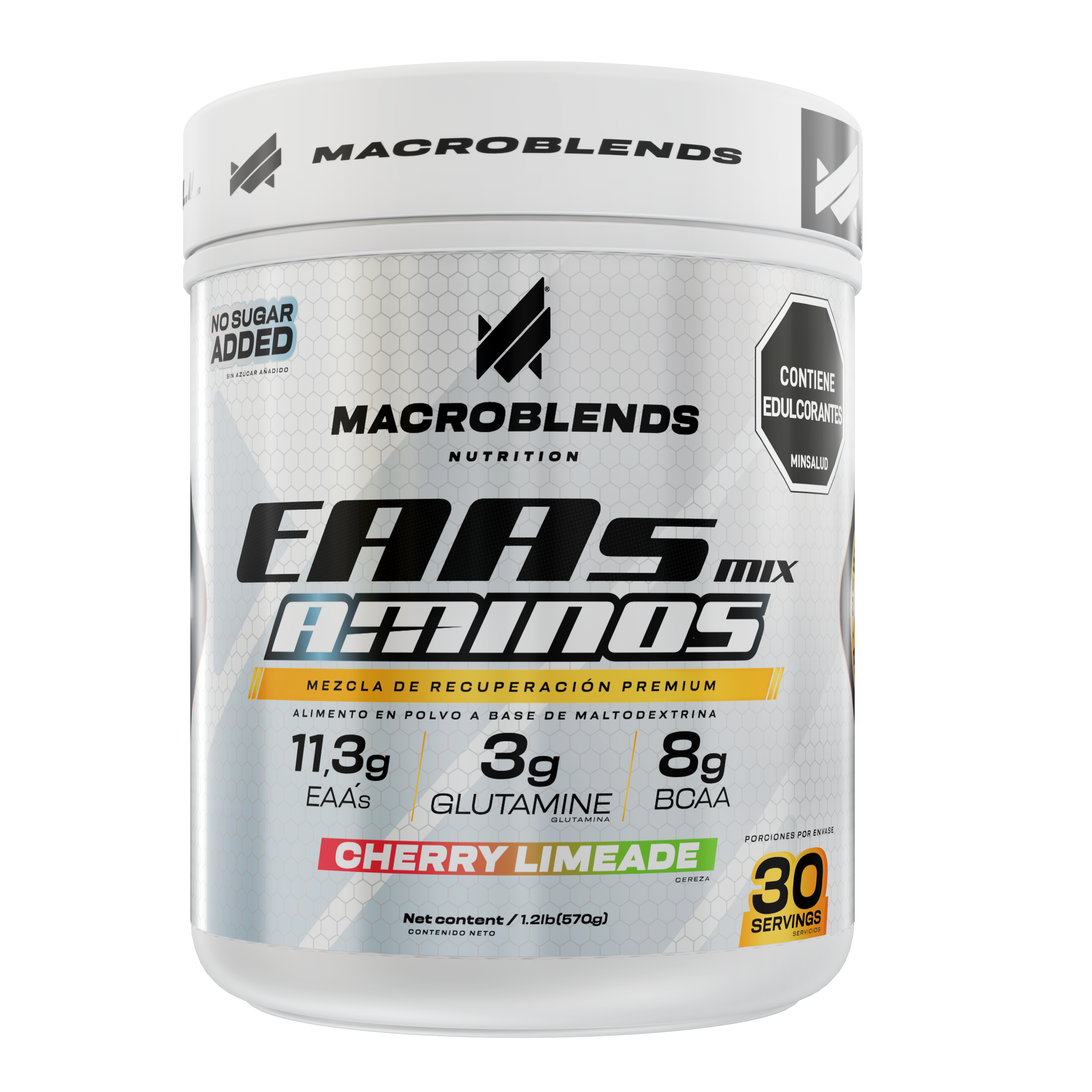 Aminoácidos Esenciales Macroblends EAA's Mix 30 Servicios - Imagen 3