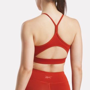 Top Deportivo Reebok Trainning Eliza Yoga Rojo