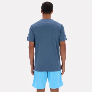 Camiseta Reebok Running SS Dotted Vector Tee Azul