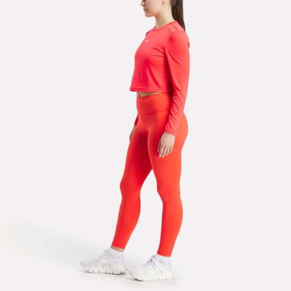 Licra Reebok Trainning Core High Rise Leggings Rojo - Imagen 2