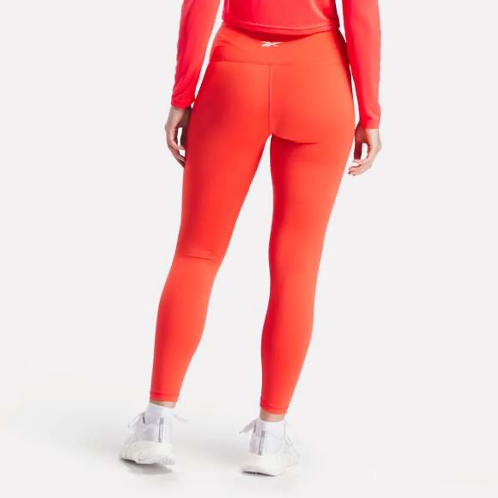 Licra Reebok Trainning Core High Rise Leggings Rojo - Imagen 3