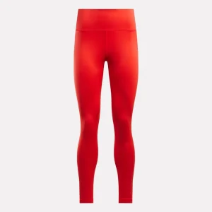Licra Reebok Trainning Core High Rise Leggings Rojo