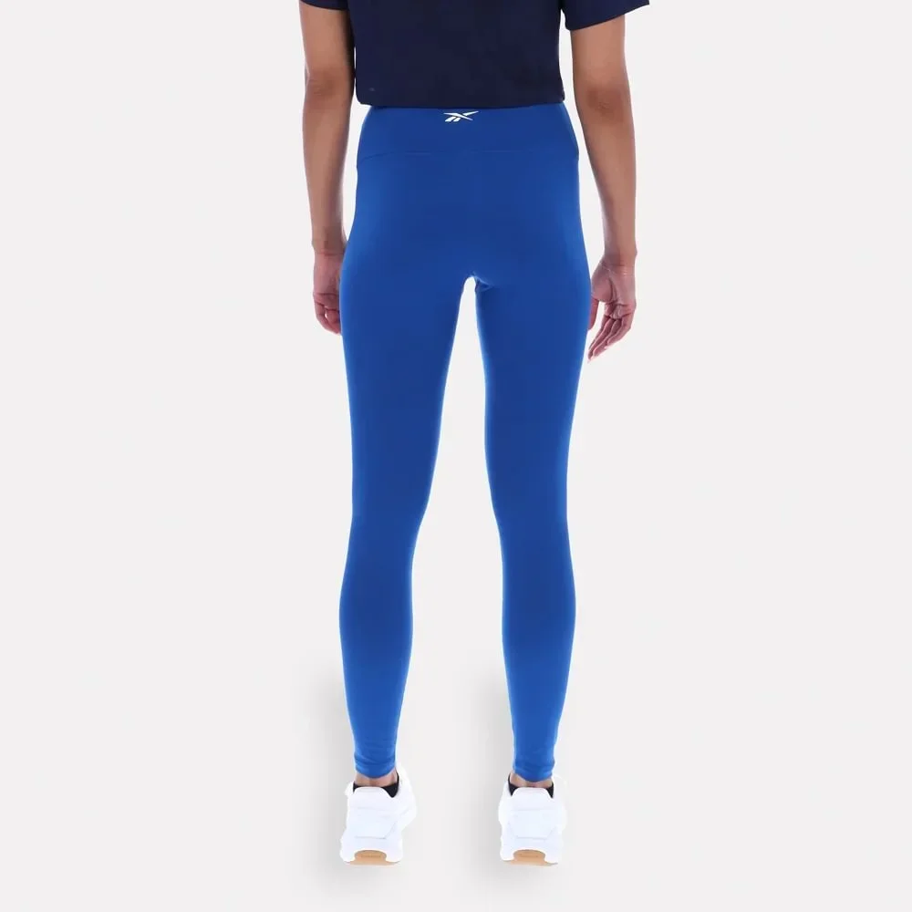 Licra Reebok Trainning Core High Rise Leggings Azul - Imagen 2
