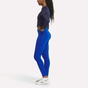 Licra Reebok Trainning Core High Rise Leggings Azul