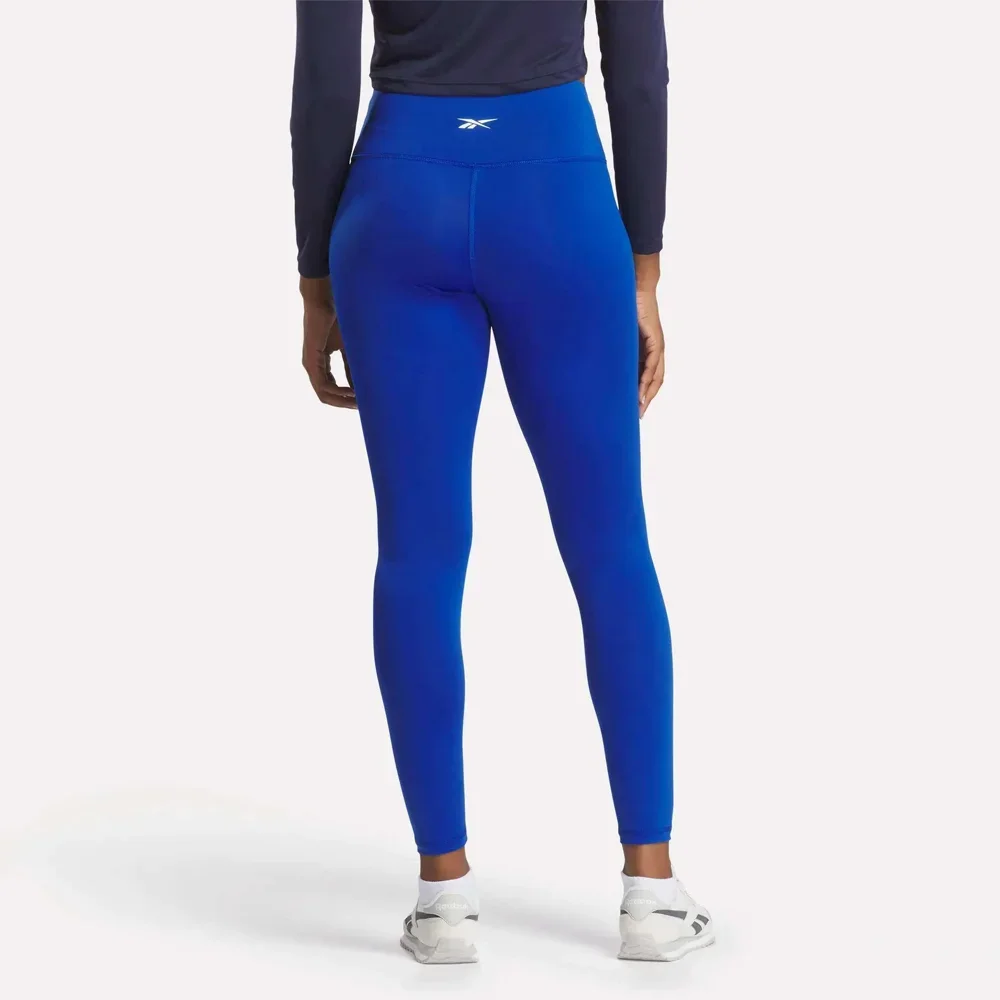Licra Reebok Trainning Core High Rise Leggings Azul - Imagen 4