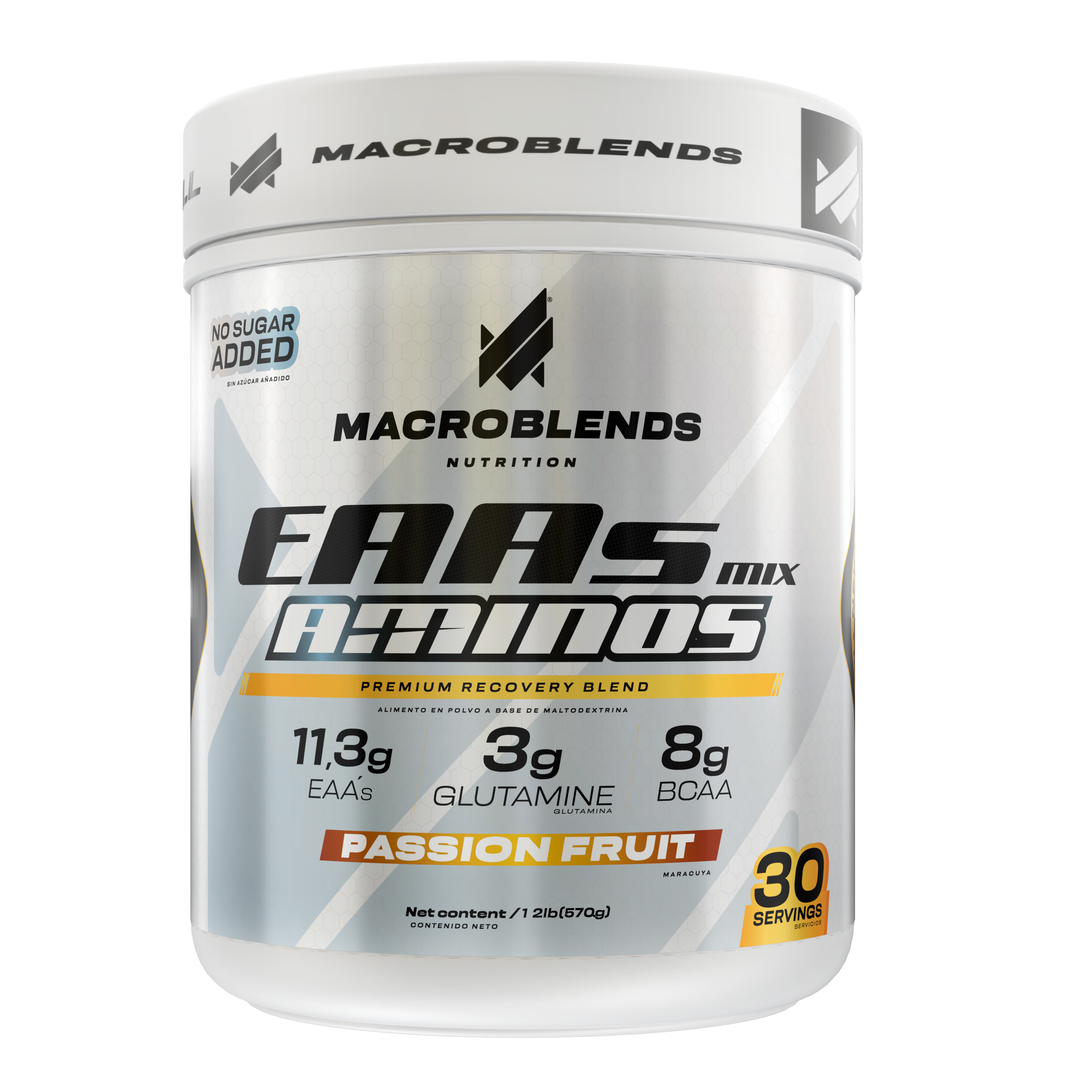 Aminoácidos Esenciales Macroblends EAA's Mix 30 Servicios - Imagen 4