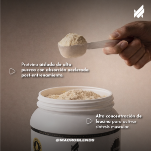 Proteína Macroblends Iso Blend 2 Libras Creamy Vainilla