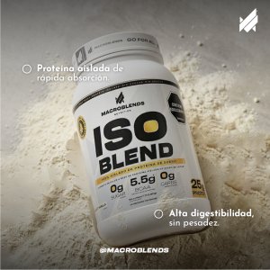 Proteína Macroblends Iso Blend 2 Libras Creamy Vainilla