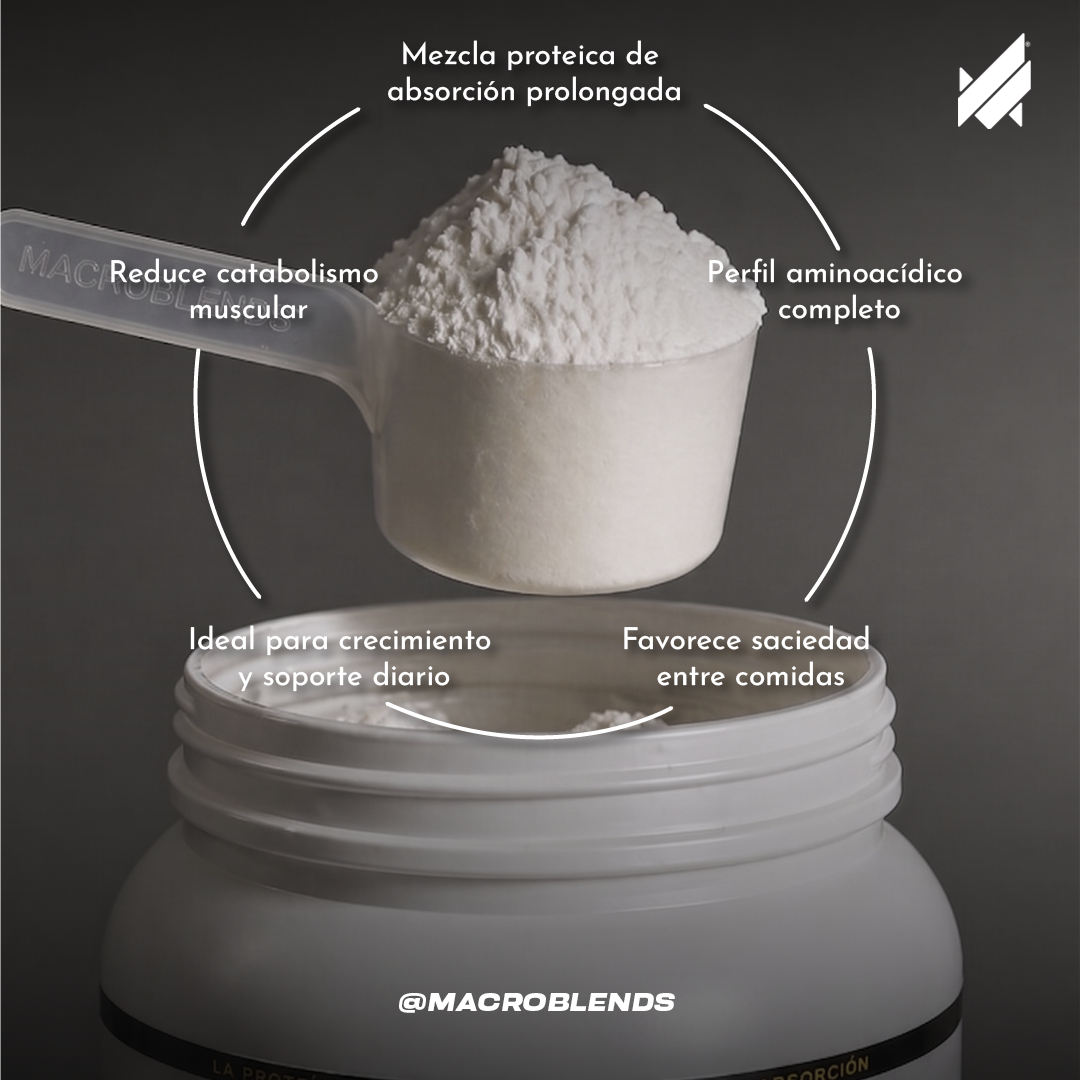 Proteína Macroblends Perfect Blend 2 Libras Creamy Vainilla - Imagen 3