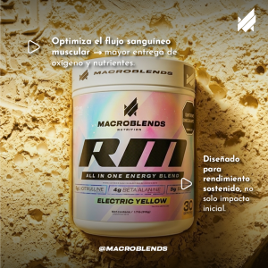 Pre-Entreno Macroblends RM 30 Servicios