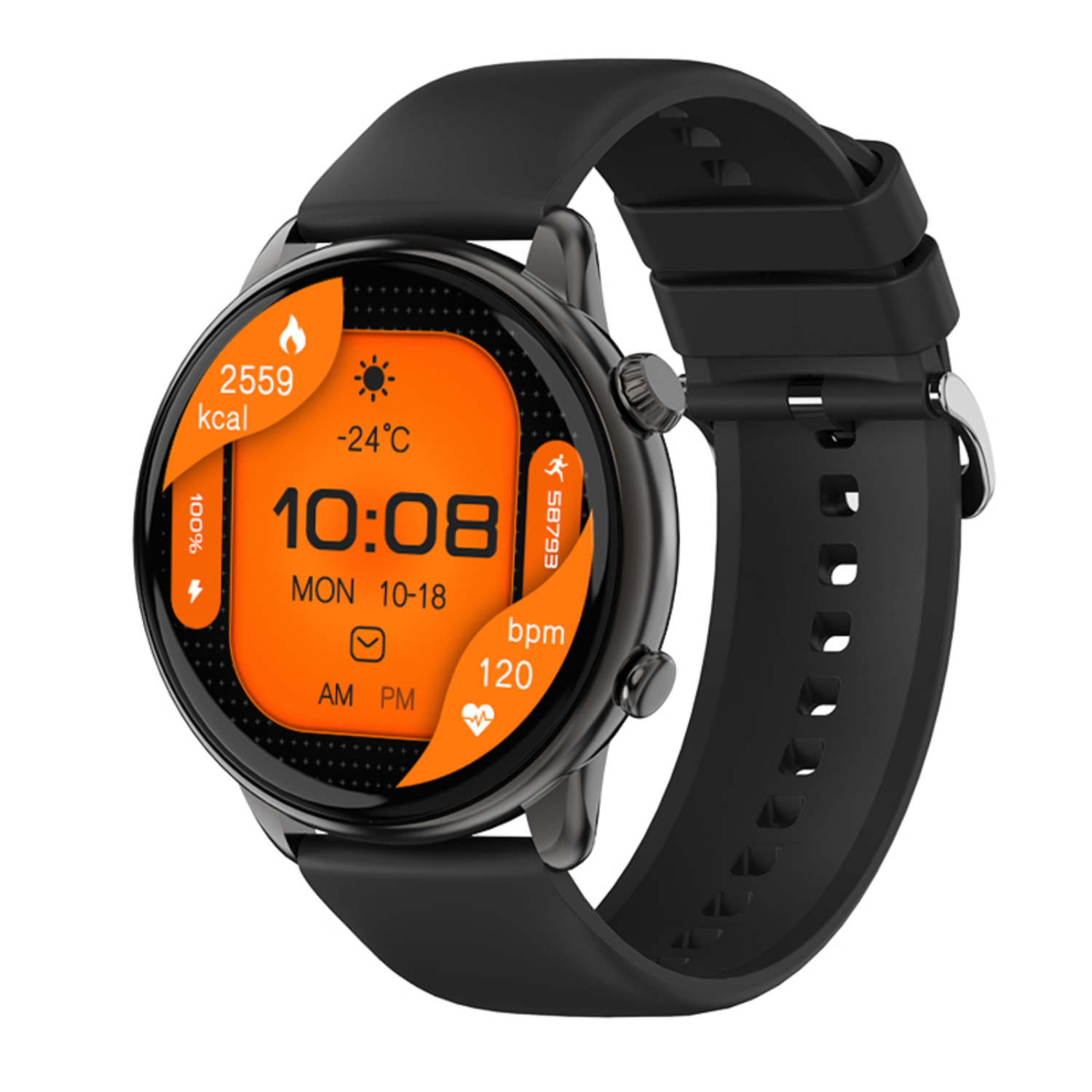 Reloj Inteligente Esenses SW-IRON Negro AMOLED 1.43″ - Imagen 2