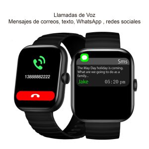 Reloj Inteligente Esenses Amoled 1.96" SW-34A Negro