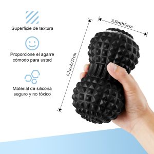 Rodillo Masajeador Teknofit con Vibración 3 Niveles