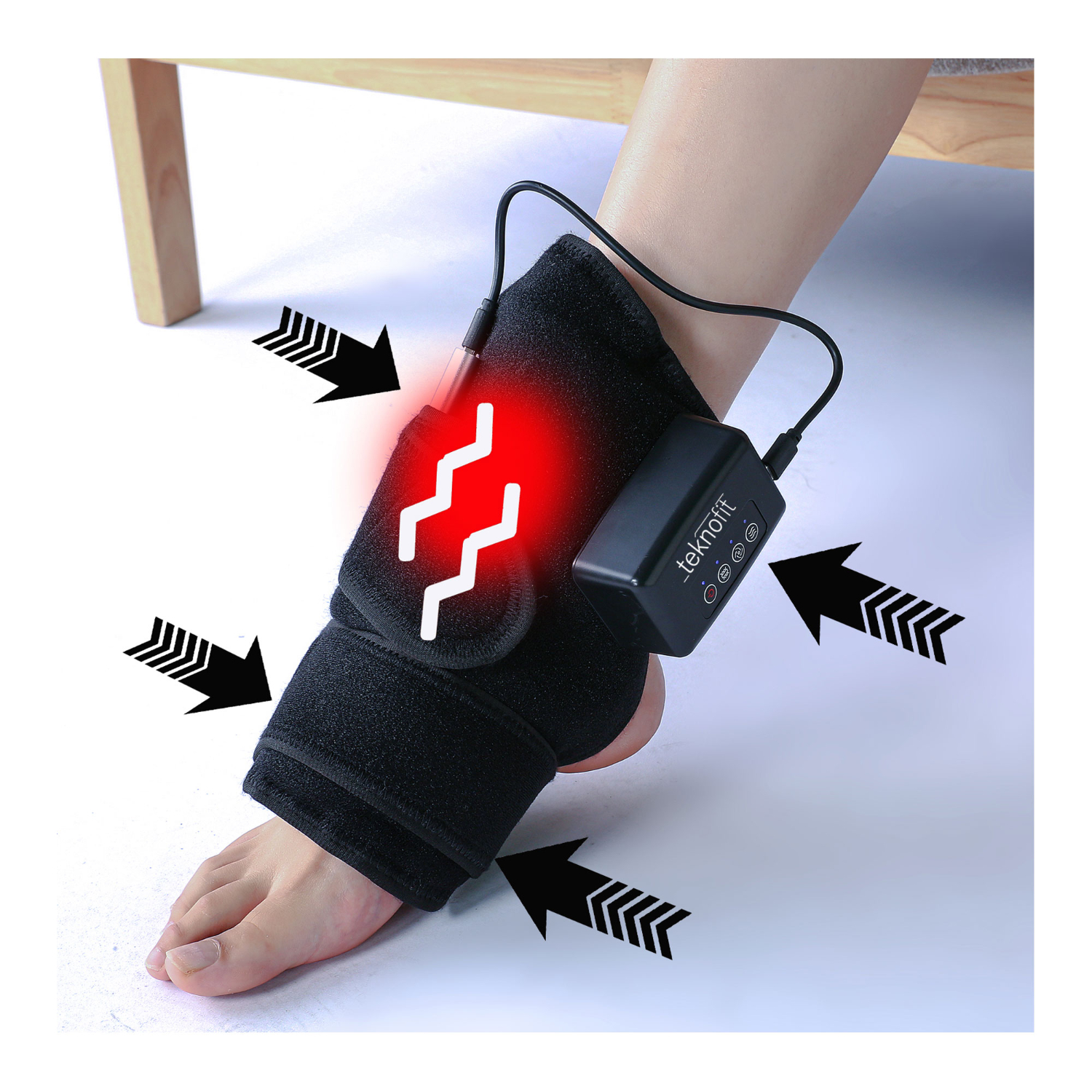 Masajeador Teknofit M-6000 Tobillo Rodilla y Codo - Imagen 9