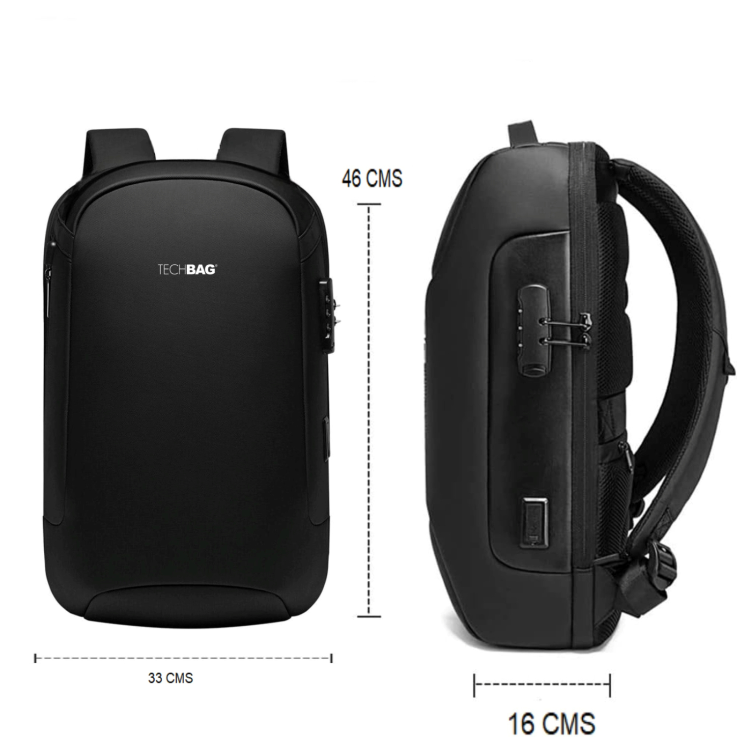Morral Techbag S-2000 16" Pulgadas Negro - Imagen 6