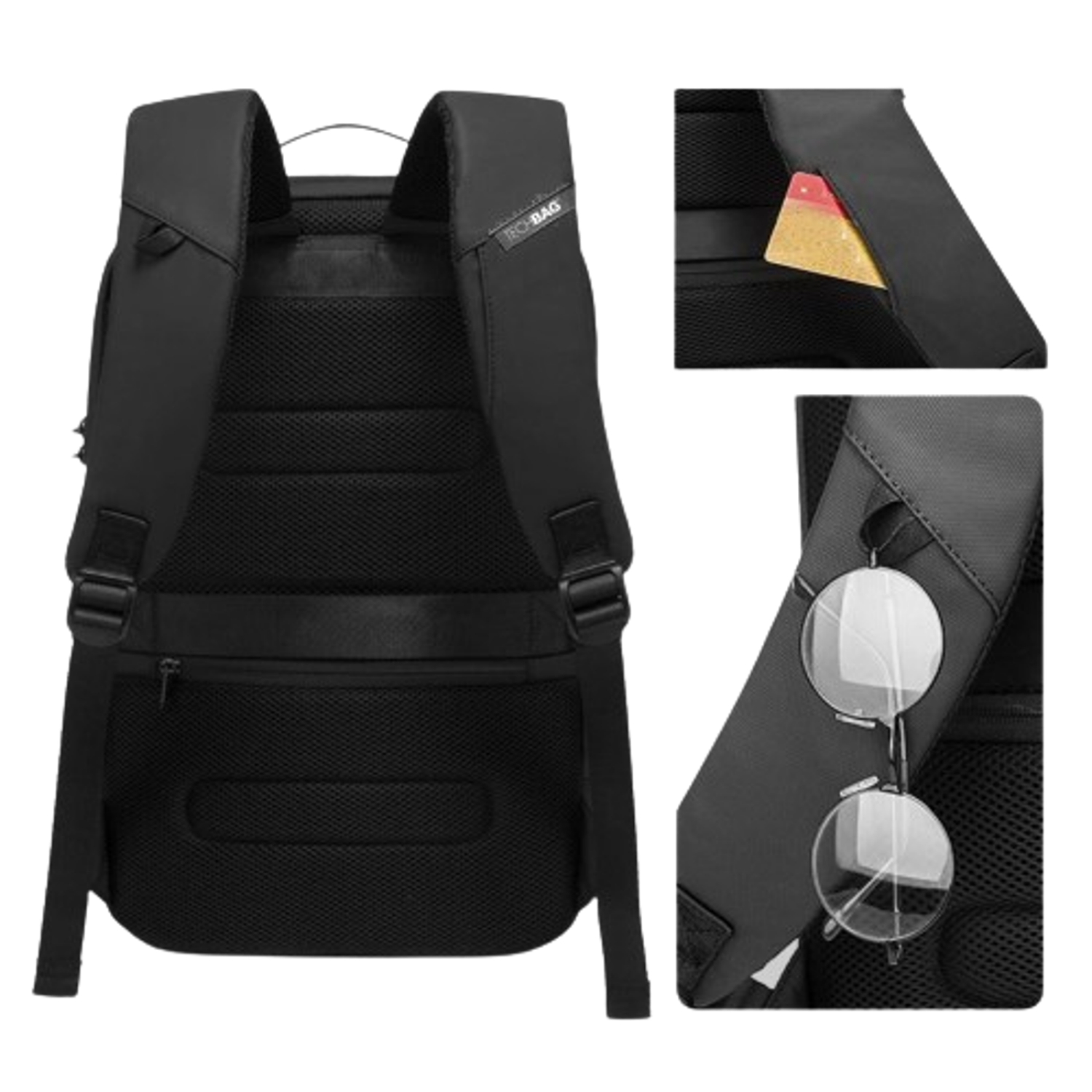 Morral Techbag S-2000 16" Pulgadas Negro - Imagen 7