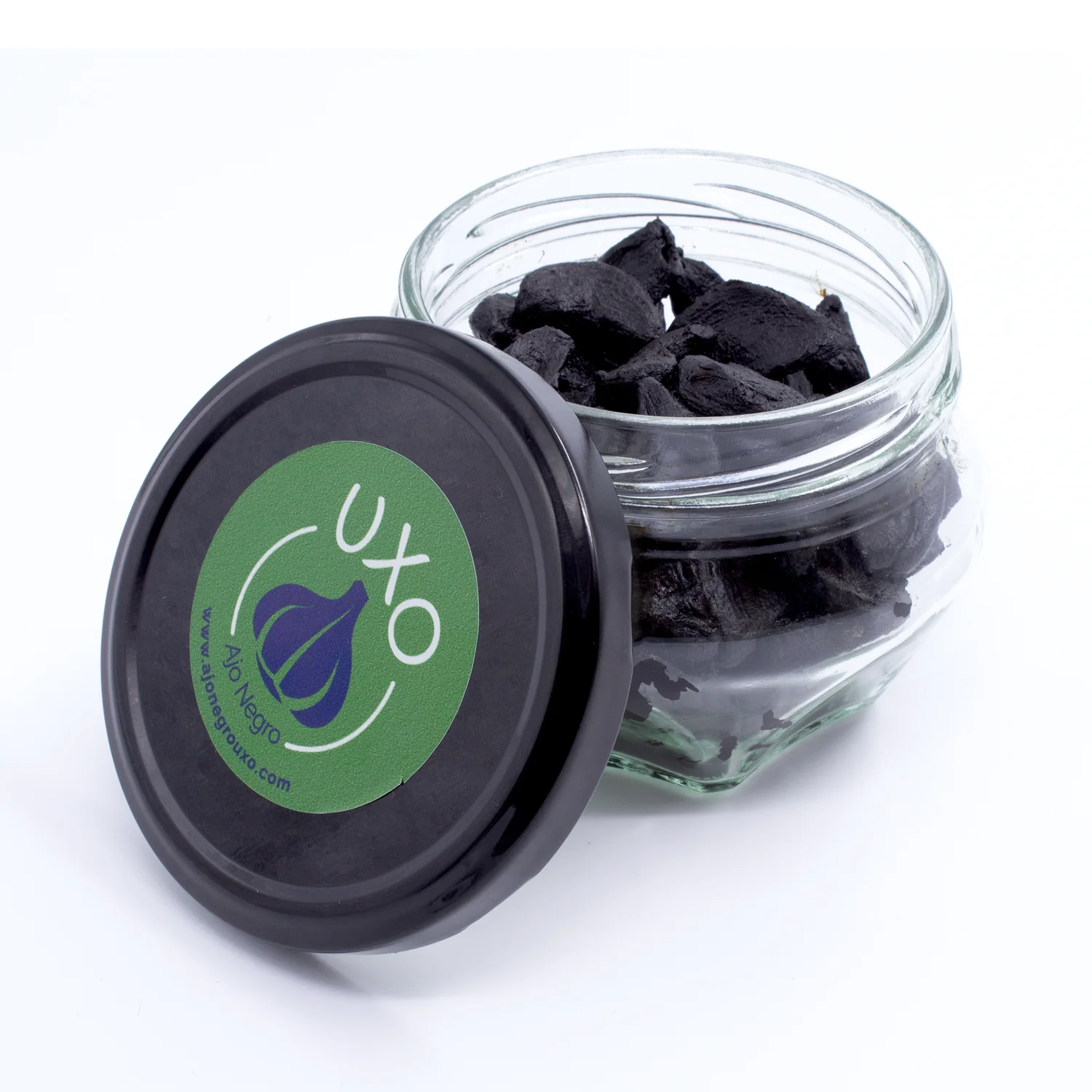 Gomitas - Diente de ajo negro UXO pelado Frasco diamante 140g
