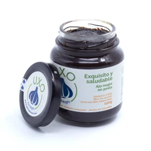 Pasta pura de Ajo Negro UXO (150g) 100% Natural, práctica y deliciosa